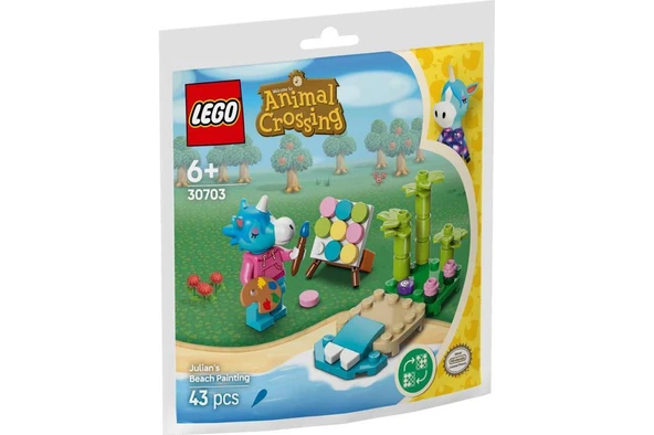 LEGO Animal Crossing 30703 Julian's Beach Painting ürün görseli 1