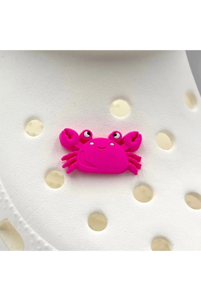 Crocs Terlik Süsü ve Aksesuarı , Çanta Süsü – Jibbitz 3D Yengeç Görsel Figür Aksesuar ürün görseli 1