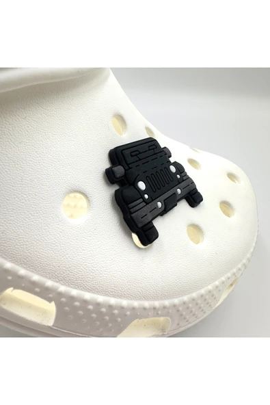 Crocs Terlik Süsü ve Aksesuarı , Çanta Süsü – Jibbitz 3D Büyük Boy Jip Suv Rubicon 4x4 Logo Aksesuar ürün görseli 1