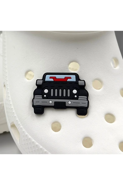 Crocs Terlik Süsü ve Aksesuarı , Çanta Süsü – Jibbitz 3D Büyük Boy Jip Suv Rubicon 4x4 Logo Aksesuar ürün görseli 1
