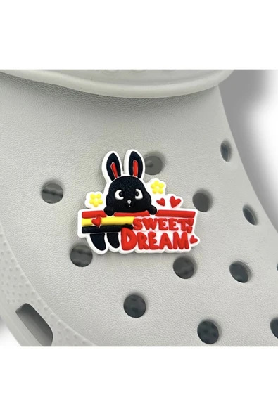 Crocs Terlik Süsü ve Aksesuarı , Çanta Süsü – Jibbitz 3D Sweet Dream Tavşanlı Figür Aksesuar ürün görseli 1