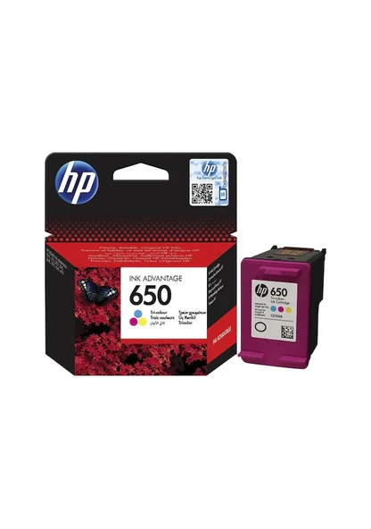 Hp 650 Renkli Mürekkep Kartuş Cz102Ae ürün görseli 1