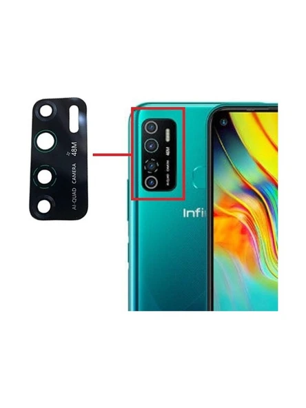 Hot 9 Pro Kamera Lensi Camı X655F X655C X655D ürün görseli 1
