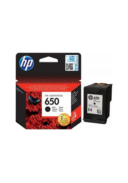 Hp Cz101Ae 650 Sıyah Murekkep Kartusu 360 Sayfa ürün görseli 1