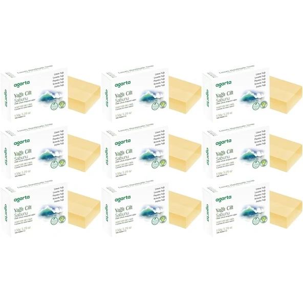 Agarta El Yapımı Doğal Sabun 150GR Yağlı Cilt (9 Lu Set) ürün görseli 1