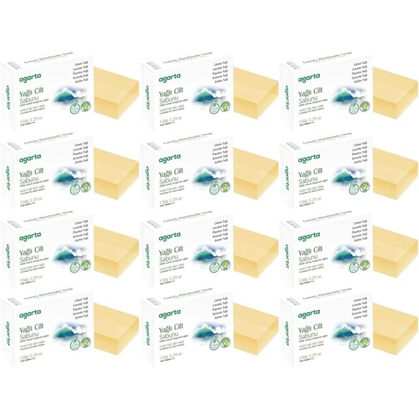 Agarta El Yapımı Doğal Sabun 150GR Yağlı Cilt (12 Li Set) ürün görseli 1