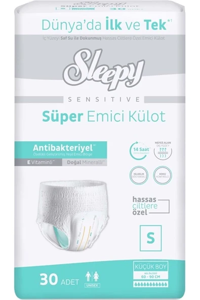 Sleepy Yetişkin Emici Külot S - Küçük - Small 30 Adet Tekli Pk ürün görseli 1