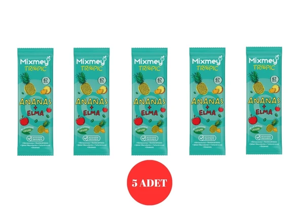 Mixmey Elma ve Ananas Meyve Bar 20 g (5 ADET) ürün görseli 1