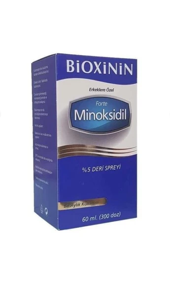 Bioxcin Bioxinin Forte Minoksidil %5 Deri Spreyi 60 Ml ürün görseli 1