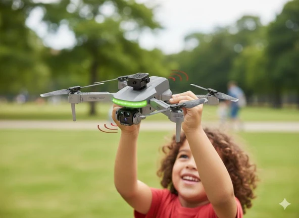 Tıfıl Toys Kumandalı Çantalı Kameralı Katlanır Drone Y Serisi ürün görseli 1