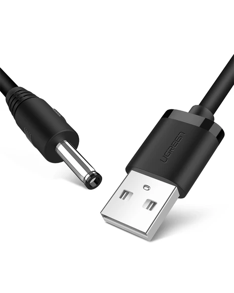 UGREEN USB DC 5V 3.5mm Güç Kablosu 1 Metre, 10376 ürün görseli 1