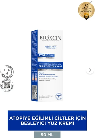 Bioxcin Atopicare Clinical Nourishing Face Cream 50 ml ürün görseli 1