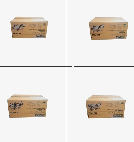 Selpak PROFOSSIONAL TOUCH Dispenser Z Katlama Havlu 200 x 48 ürün görseli 1