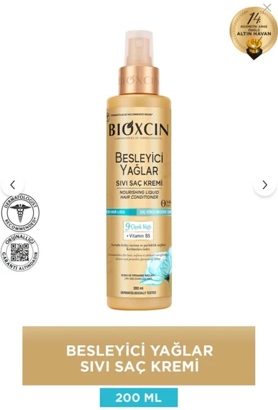 Bioxcin Besleyici Yağlar Sıvı Saç Kremi 200 ml ürün görseli 1