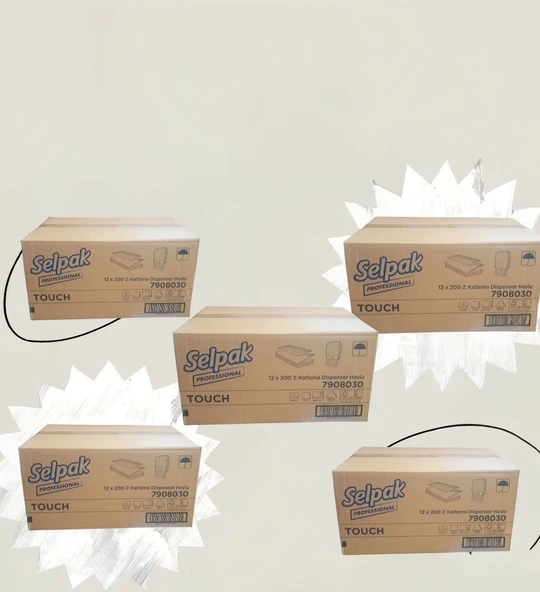 Selpak PROFOSSIONAL TOUCH Dispenser Z Katlama Havlu 200 x 60 ürün görseli 1