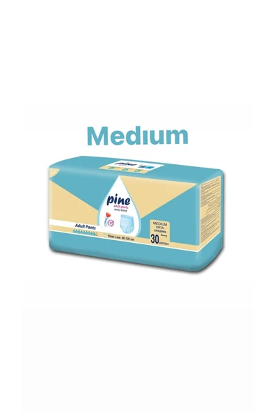 Pine Külotlu Hasta Bezi Orta Boy 30 Adet ürün görseli 1