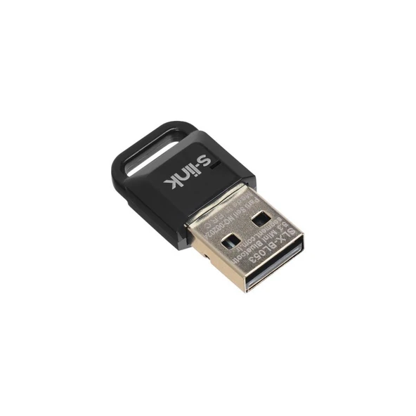 S-link SLX-BL053 Bluetooth 5.3 Alıcı, Mini Dongle Usb Alıcı, Bluetooth 5.3 Adaptör, USB Bluetooth 5.3, Win7/8/10/11 Tak Çalıştır, Çoklu Cihaz Bağlama (PC içindir) ürün görseli 1