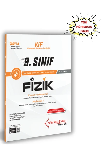 9.Sınıf Kuvvet ve Hareket 2, Akışkanlar 1 (MEB Müfredatına Uygun) ürün görseli 1
