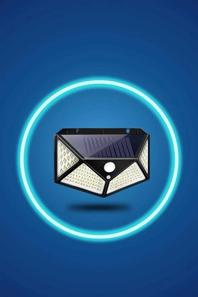 Bahçe Lambası Bahçe Aydınlatma Sensörlü Suya Dayanıklı 100 Led ürün görseli 1