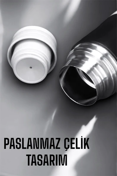 500 ml Kapasiteli Taşınabilir Basınçlı Termos Seti Günlük Kullanım için İdeal - Resim 3