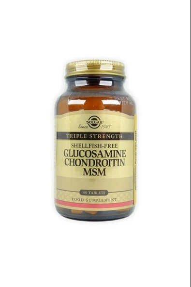 Solgar Glucosamine Chondroitin Msm 60 Tablet - Resim 2