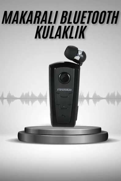 Makaralı Bluetooth Kulakiçi Yaka Kulaklığı Kablosuz Kulaklık ürün görseli 1