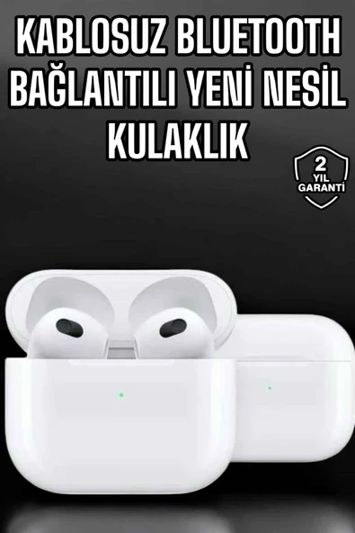 Bluetooth Kulaklık 3.Nesil Kablosuz Uzun Pil Ömrü Dokunmatik Kontrol ürün görseli 1