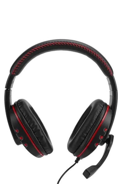 Mikrofonlu Gamer Kulaklık Oyuncu Kulaklığı Yüksek Ses Kaliteli Stereo Yumuşak Yastıklar ürün görseli 1