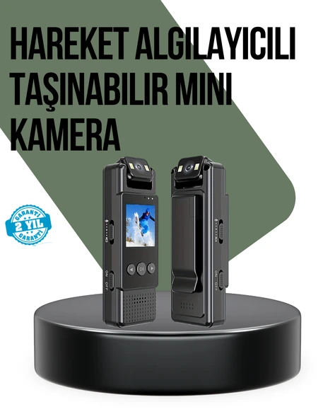 Gece Görüşlü Döngüsel Kayıt Destekli Mini Kamera ürün görseli 1