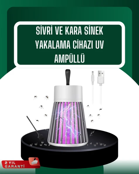 Kamp ve Bahçe İçin Şarjlı Böcek Kovucu Lamba ürün görseli 1