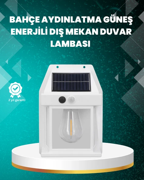 Çok Modlu Güneş Enerjili Bahçe ve Balkon Lambası ürün görseli 1