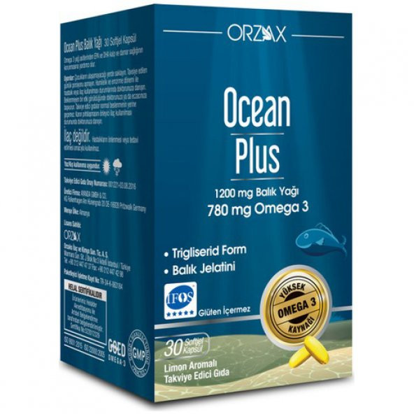 Ocean Plus 1200 mg 30 Kapsül ürün görseli 1