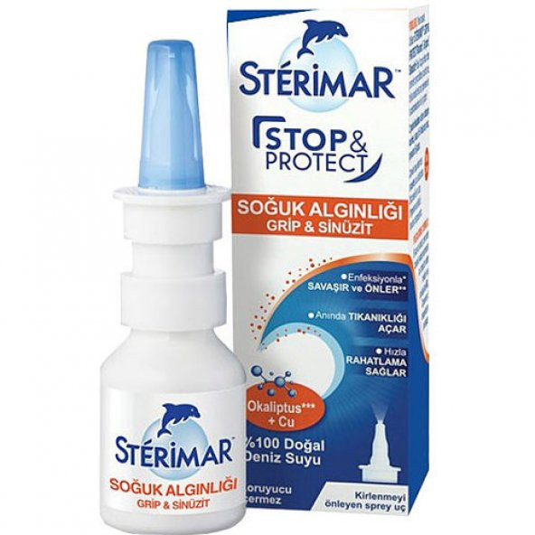 Sterimar Stop & Protect Soğuk Algınlığı Burun Spreyi 20 Ml ürün görseli 1