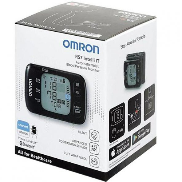 Omron RS7 Intelli IT HEM-6232T-E Bilekten Dijital Tansiyon Aleti ürün görseli 1