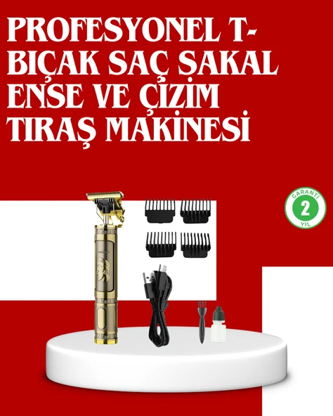 Daling Profesyonel Tıraş Makinesi Islak ve Kuru Kullanım ürün görseli 1