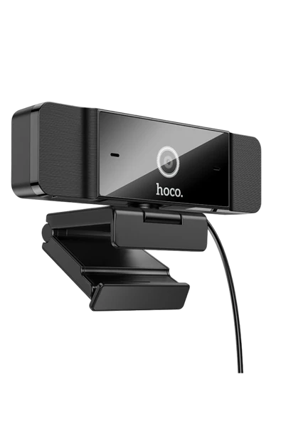 Hoco. D100 1080P 2MP Mikrofonlu USB Web Kamera - Siyah ürün görseli 1
