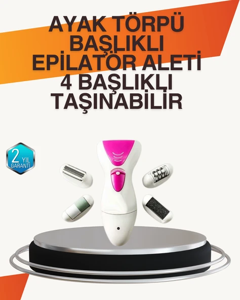 4 Fonksiyonlu Epilasyon ve Tırnak Bakım Makinesi ürün görseli 1