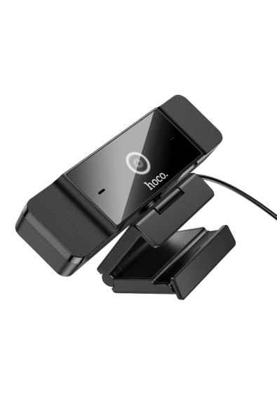 Hoco. D100 1080P 2MP Mikrofonlu USB Web Kamera - Siyah - Resim 4