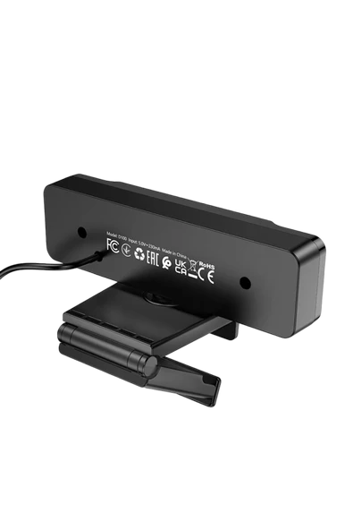 Hoco. D100 1080P 2MP Mikrofonlu USB Web Kamera - Siyah - Resim 10