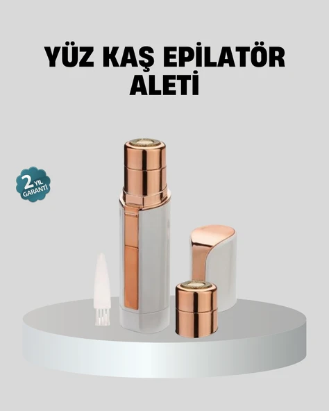 Kadınlar İçin Yüz ve Kaş Epilatörü – Hassas Cilt Dostu, Pil ile Çalışan, Taşınabilir ve Şık Tasarım ürün görseli 1