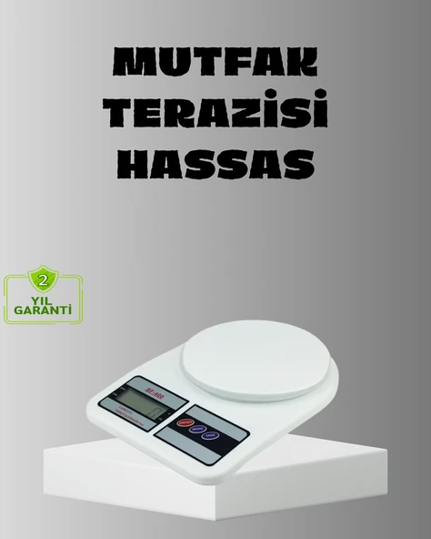 Taşınabilir Hassas Tartı – 5kg Kapasite, 1g Ölçüm, Gram ve Ons Desteği ürün görseli 1