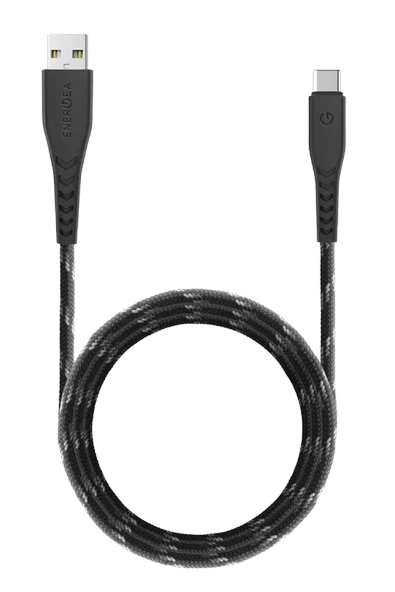 NyloFlex USB 2.0 3M 3A USB to Type-C Hızlı Şarj Kablo - Siyah ürün görseli 1
