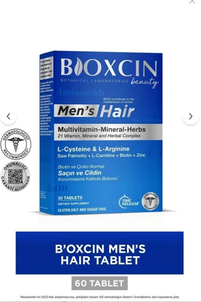 Bioxcin Mens Hair 30 Tablet ürün görseli 1