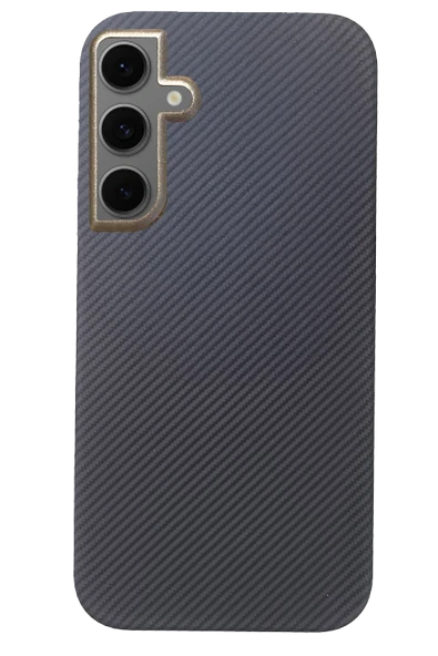 Fuchsia Samsung Galaxy S24 ile Uyumlu Besa Kablosuz Şarj Özellikli Kapak - Siyah ürün görseli 1