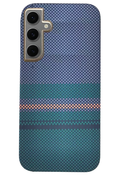 Fuchsia Samsung Galaxy S24 ile Uyumlu Besa Kablosuz Şarj Özellikli Kapak - Mavi ürün görseli 1