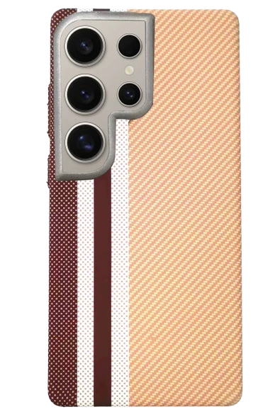Fuchsia Samsung Galaxy S24 Ultra ile Uyumlu Besa Kablosuz Şarj Özellikli Kapak - Krem ürün görseli 1