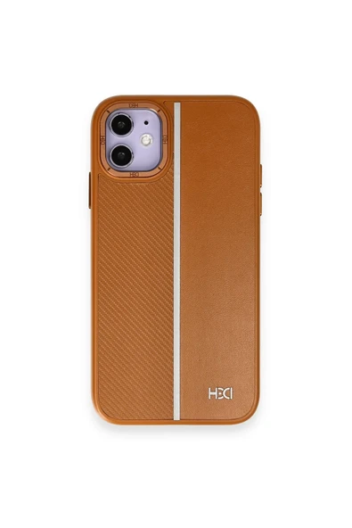 iPhone 11 Kılıf HBC-155 Lizbon Kapak - Kahverengi ürün görseli 1