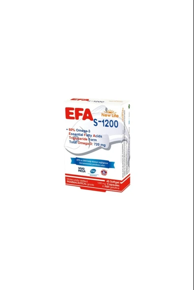 New Life Efa Omega3 S-1200 45 Kapsül ürün görseli 1