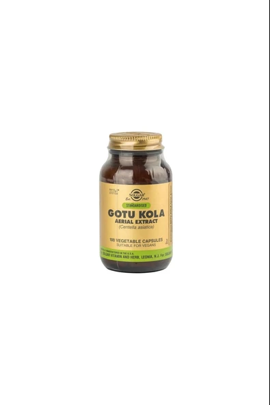 Solgar Gotu Kola Aerial Extract 100 Kapsül ürün görseli 1