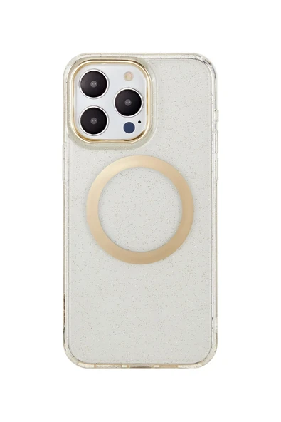 Fuchsia iPhone 14 Pro ile Uyumlu Tanya Kablosuz Şarj Özellikli Kapak - Desen 10 ürün görseli 1